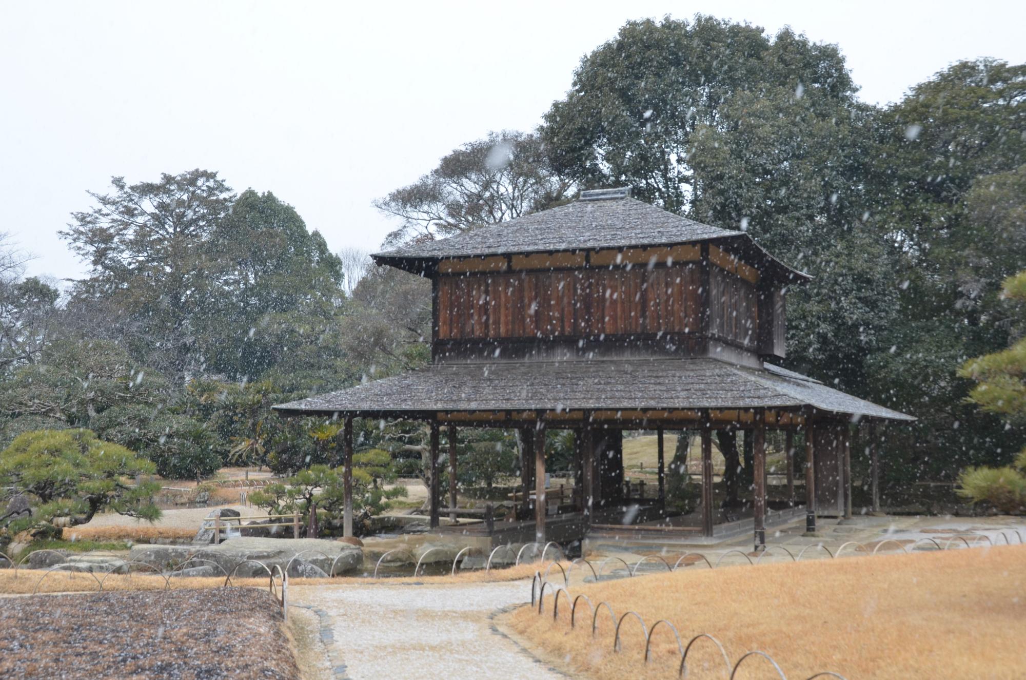 雪と流店。