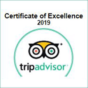 Certificate of Excellence 2019 tripadvisor